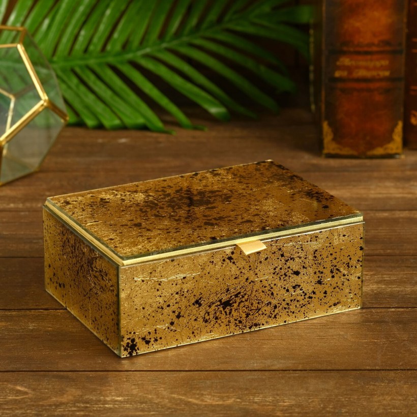 Шкатулка для украшений стекло