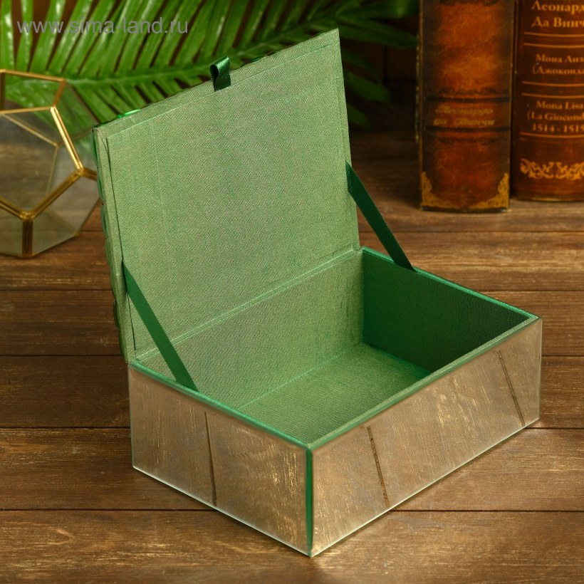 Стеклянная шкатулка декор