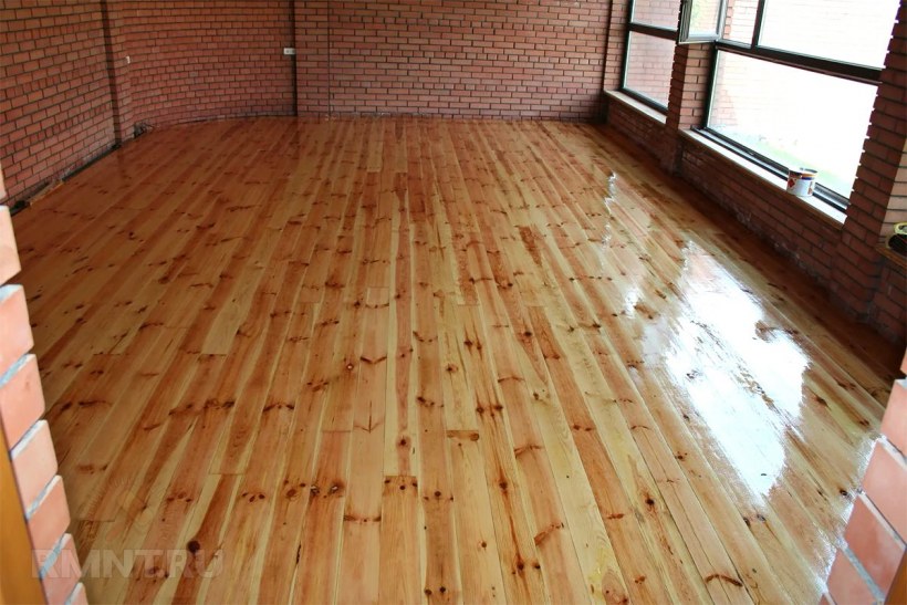 Пол в деревянном доме