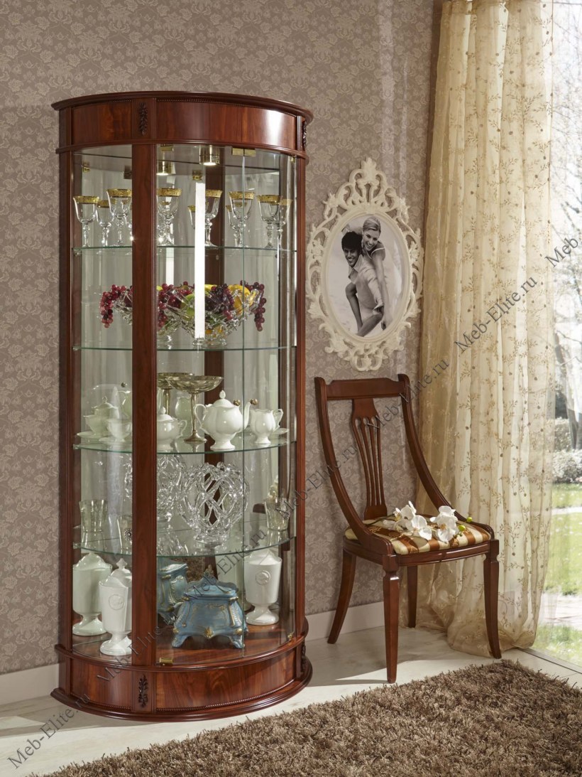 Интерьер круглой гостиной