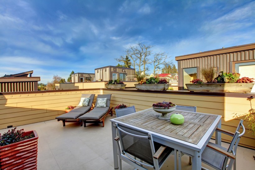 Веранда с эксплуатируемой кровлей