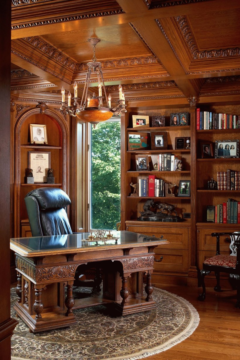 Кабинет в викторианском стиле