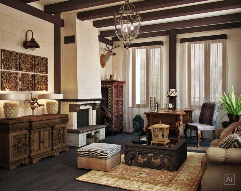 Аксессуары в колониальном стиле