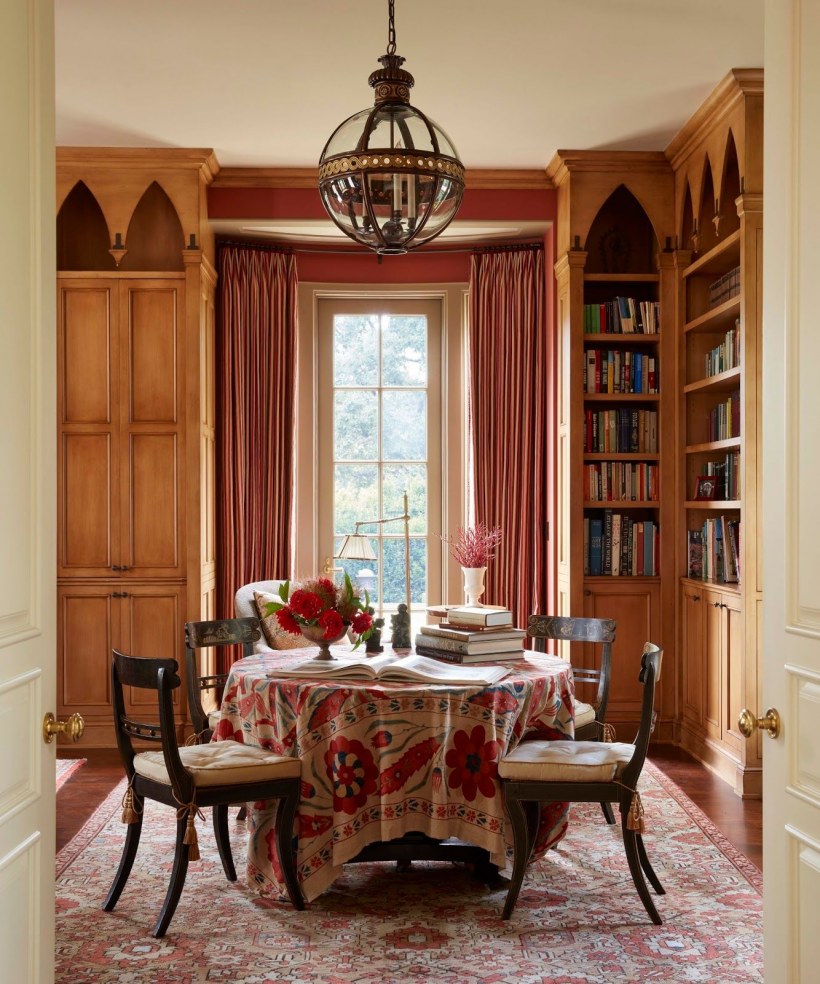 Староанглийский стиль в интерьере