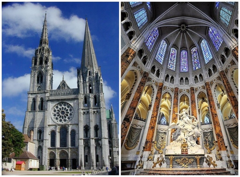 Готический собор в Шартре