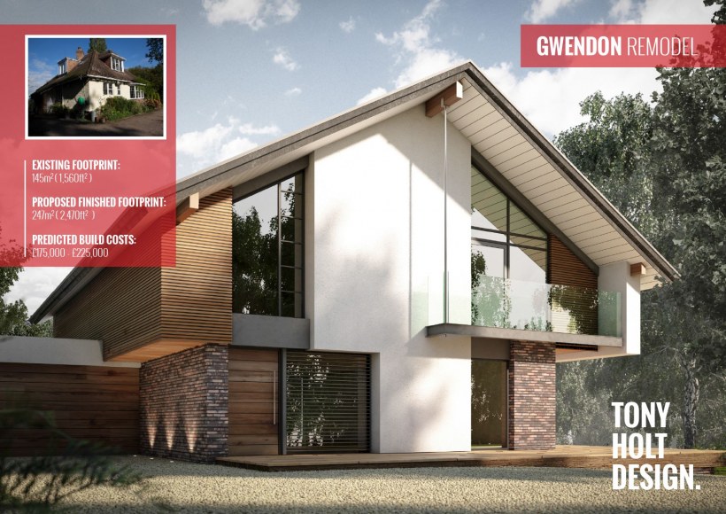 Дом Шале Минимализм фасад