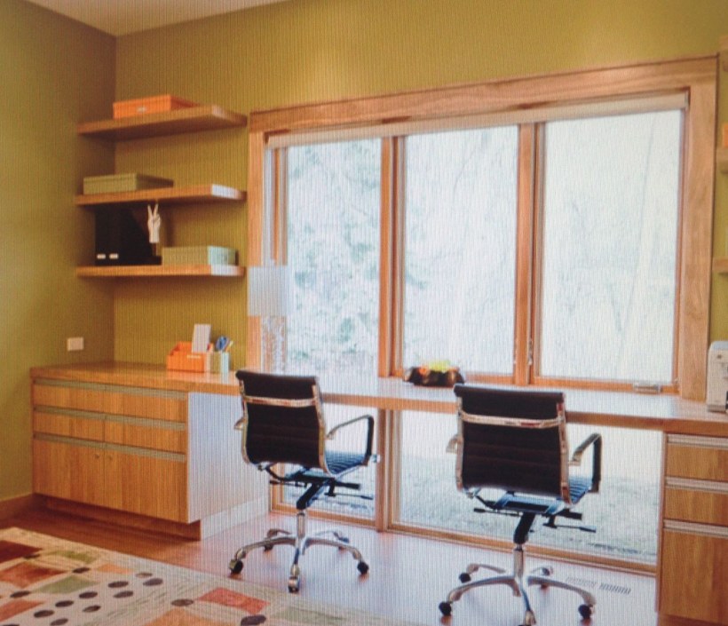 Гостиная с рабочим местом