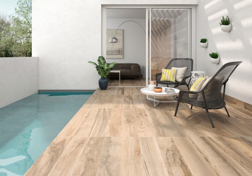 Керамогранит Roca Borneo Gris rectificado 19,5x120