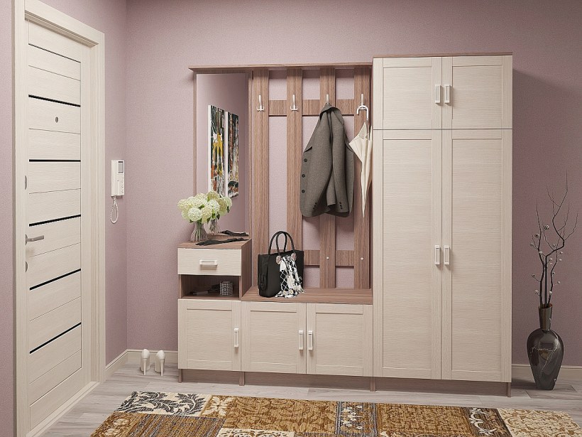 Прихожая лофт 02 Cappuccino Veralinga