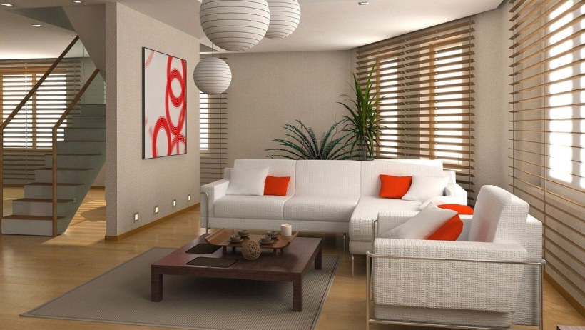 Столовая фармхаус стена беж