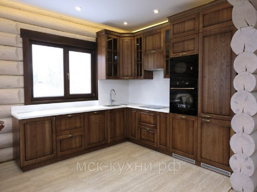 Деревянный кухонный гарнитур