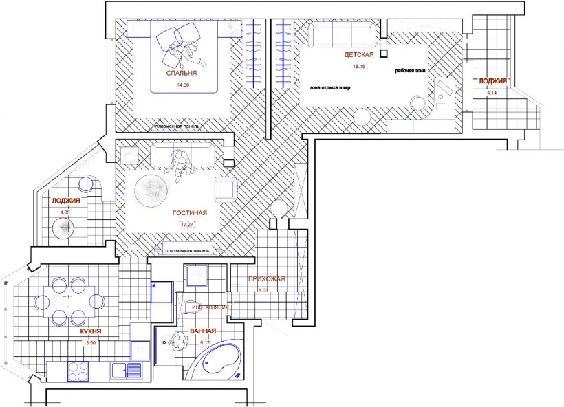 П44т трешка перепланировка санузла