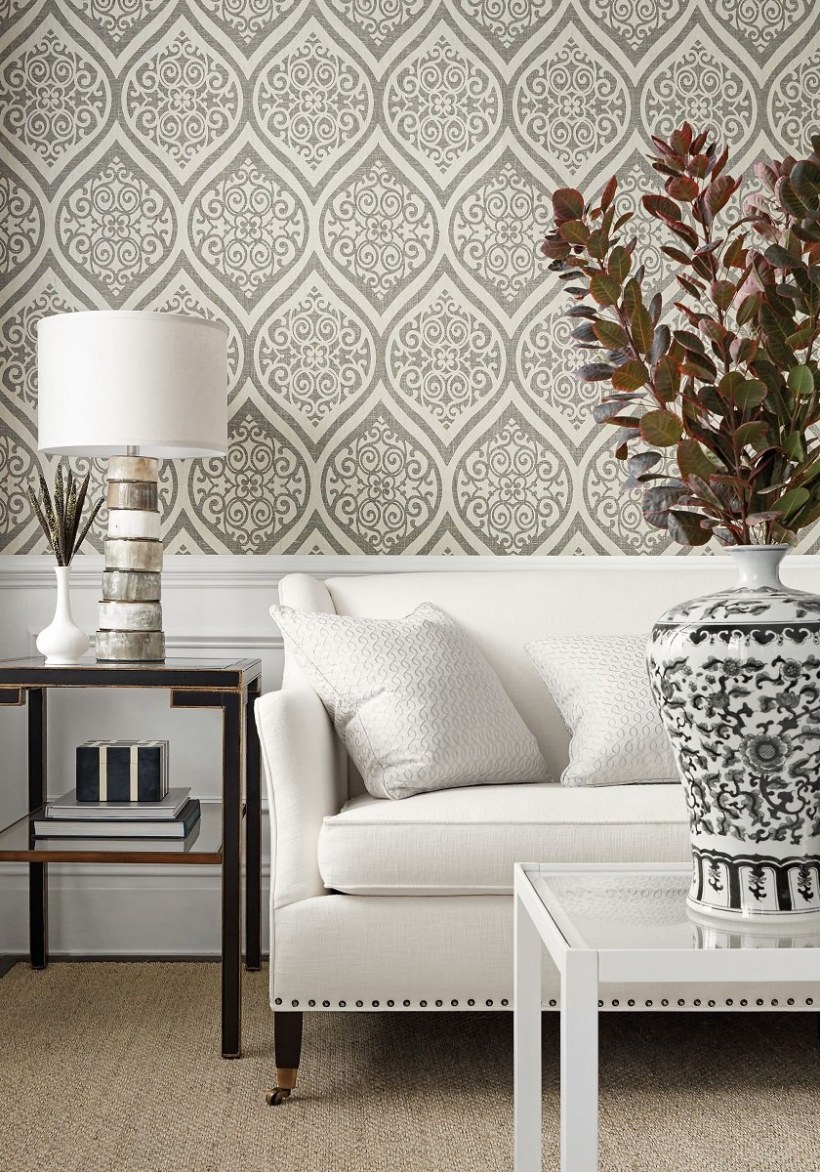 Орнамент Дамаск в интерьере