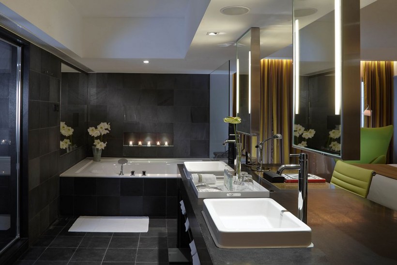 Стильный номер отеля с кухней