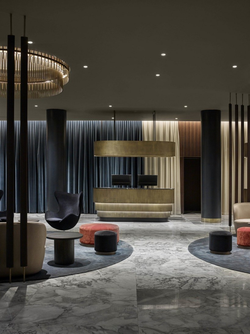 Design Hotel Lobby Interior