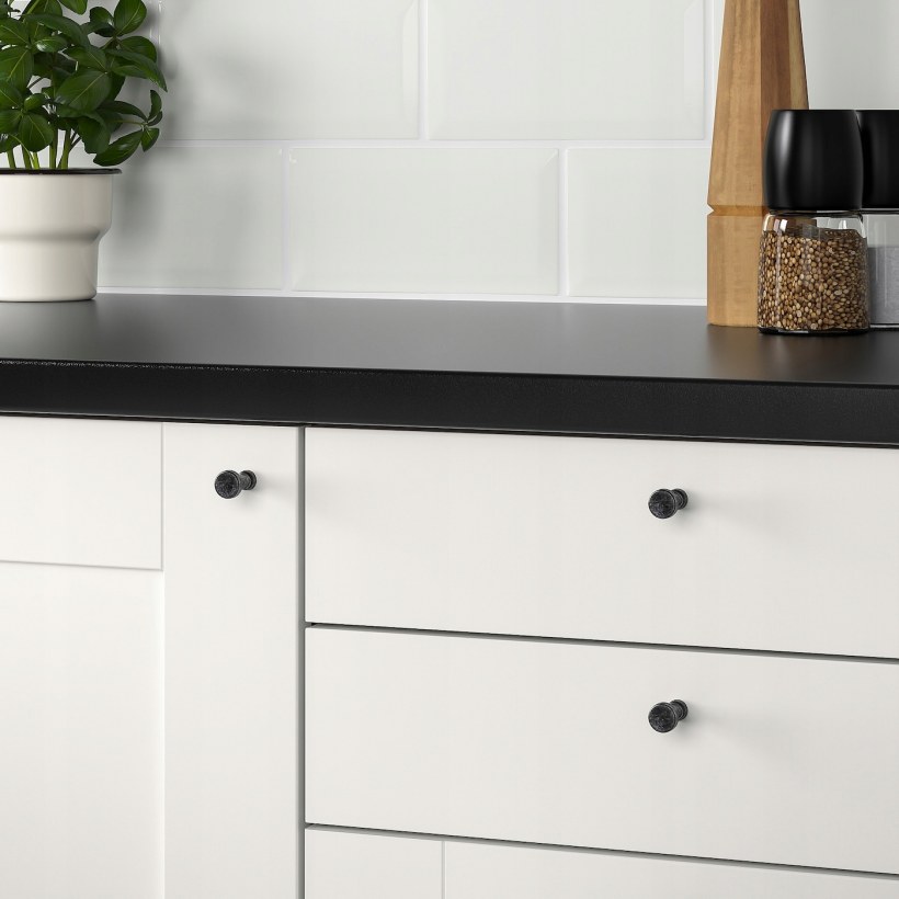 МОЛЛАРП ручка, черный, 106 мм