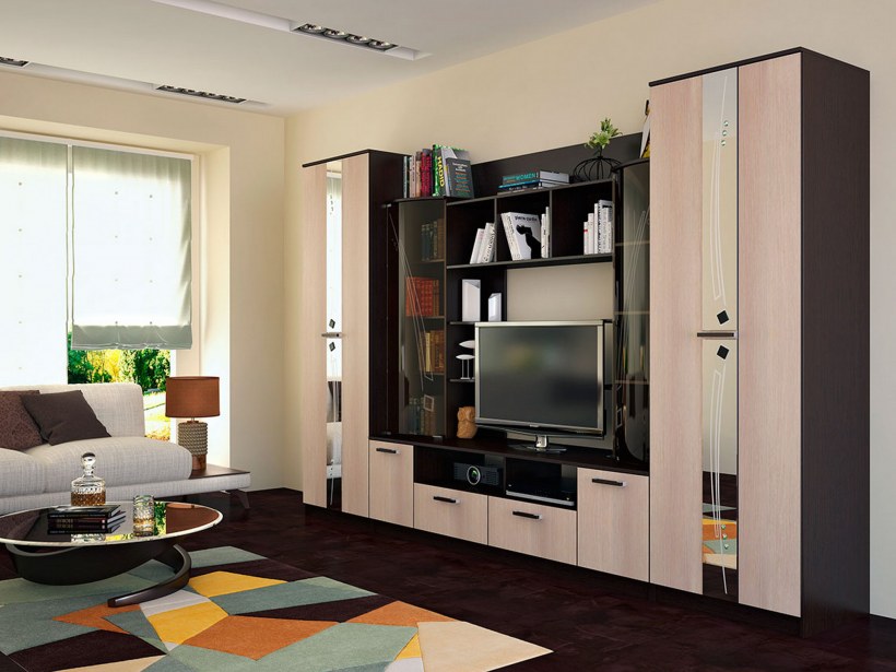 Гостиная Венеция БТС ясень шимо дуб Атланта