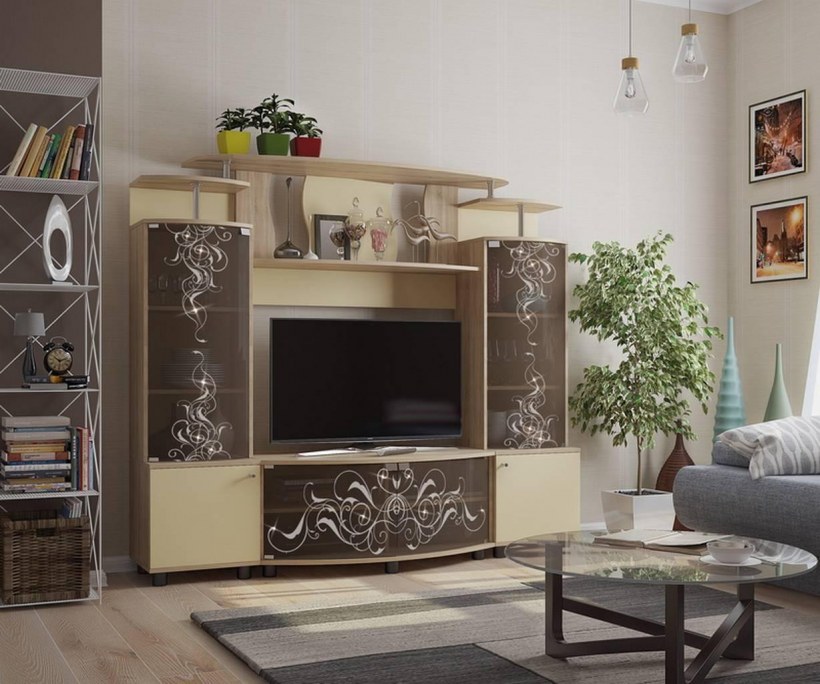 Зефир Люкс мини-стенка