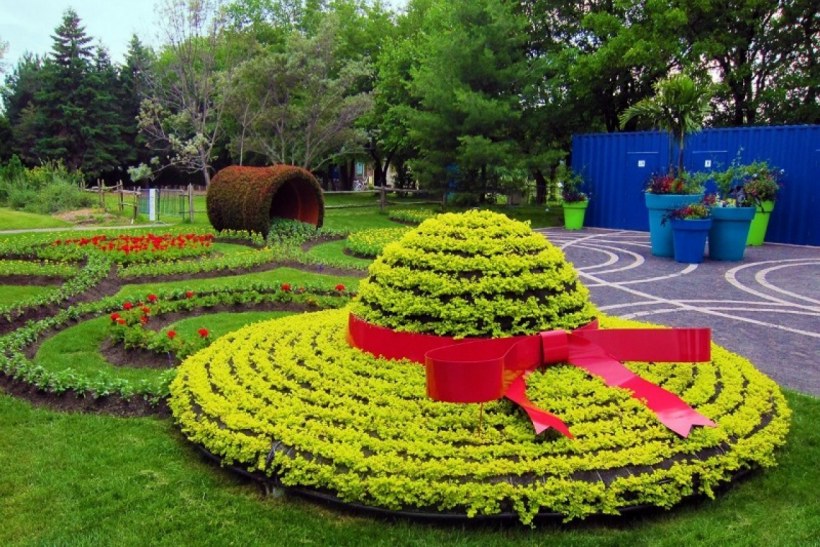 Цветочные клумбы