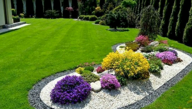 Планировка цветника