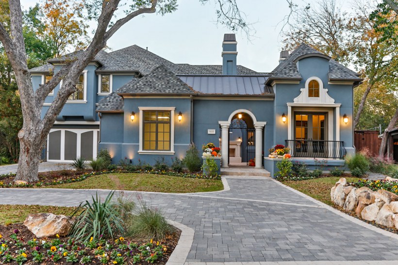 Красивый цвет фасада дома