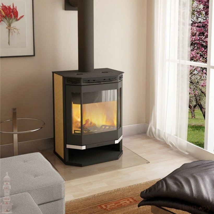 Печь-камин Ангара 12 с плитой