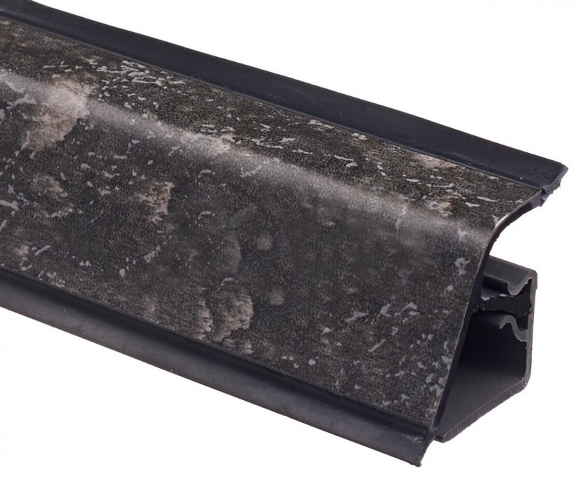 Плинтус Рехау черный Слотекс