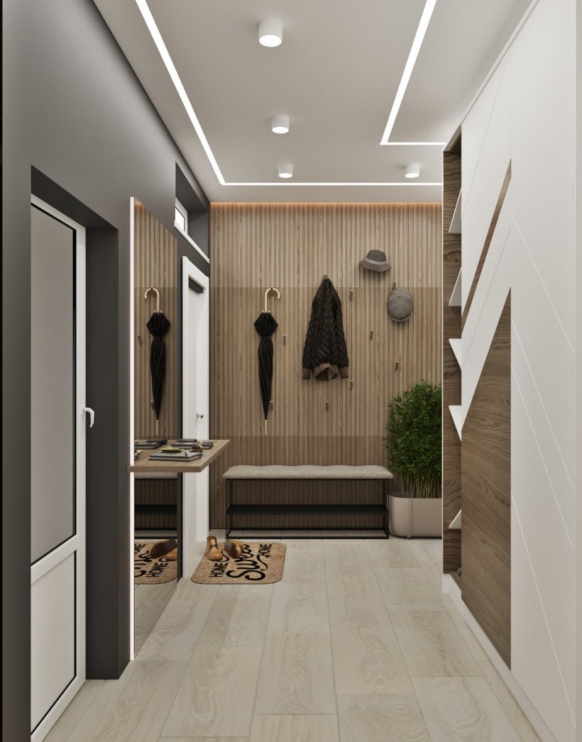 Планировка прихожей в частном доме