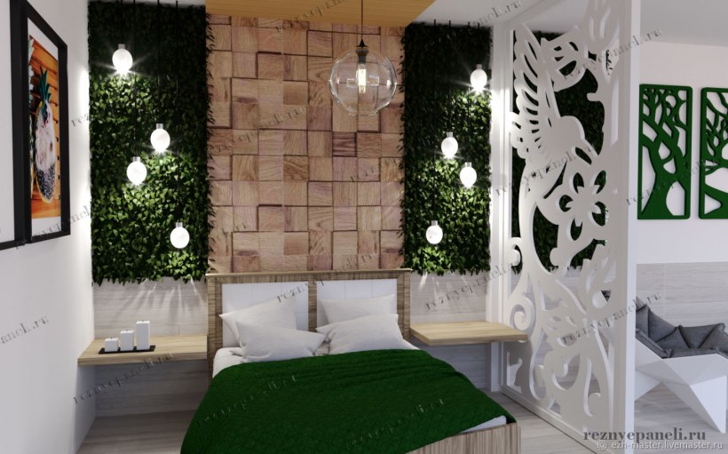 Резные перегородки для зонирования