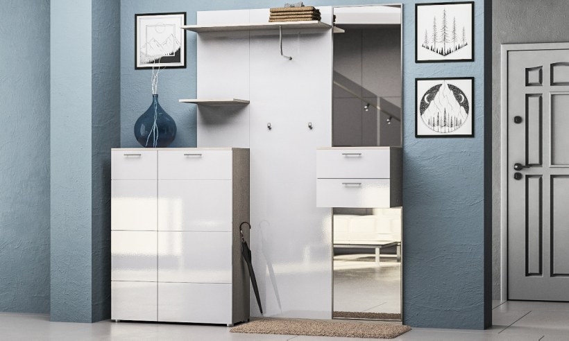 Прихожая МДФ глянец хофф