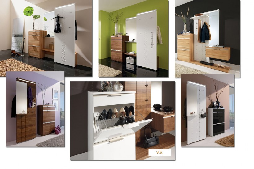 Расстановка мебели в прихожей