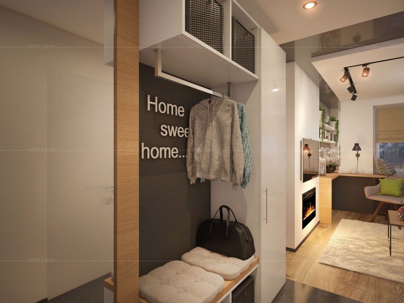 Светлая прихожая