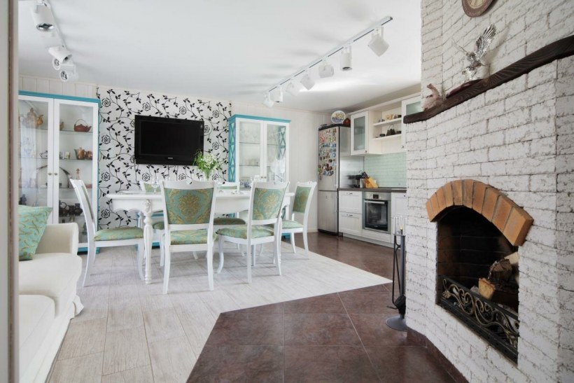 Кухня-гостиная 17 кв.м икеа