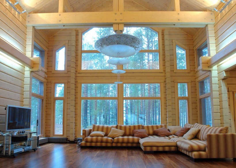 Хонка оцилиндрованного бревна