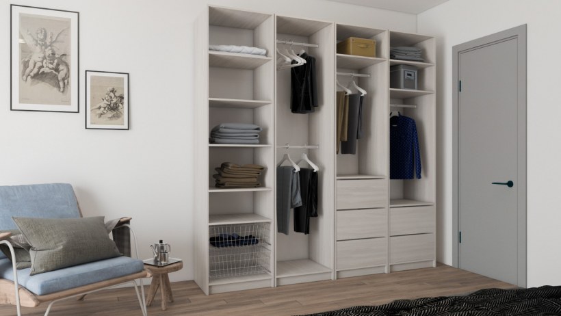 Гардероб в комнате