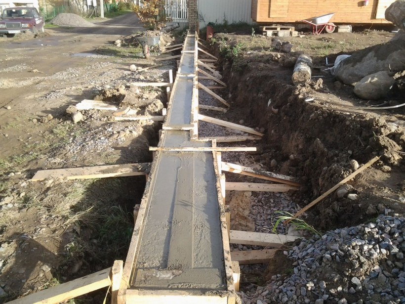 Фундамент под котельную примыкающую к дому