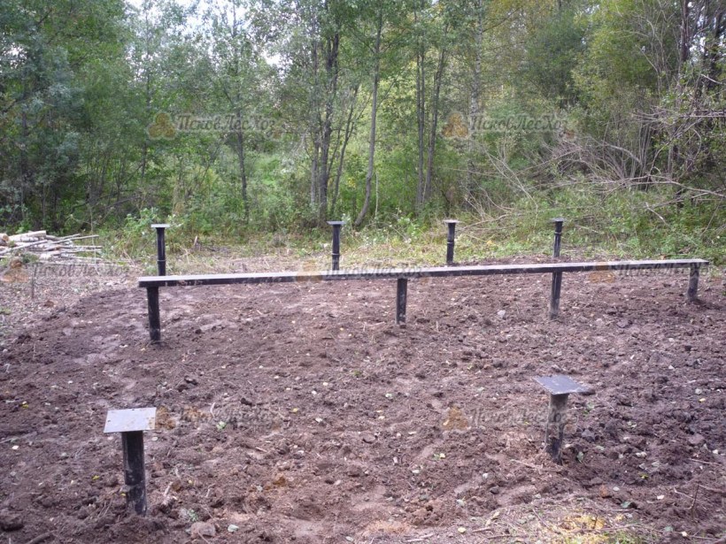 Свайный фундамент под резервуары