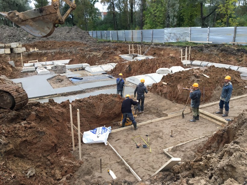 Фундаменты многоэтажных зданий