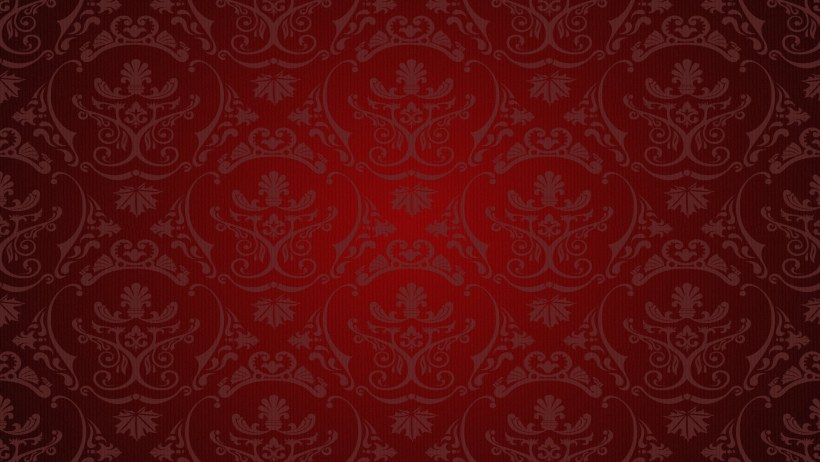 Красный фон с узорами