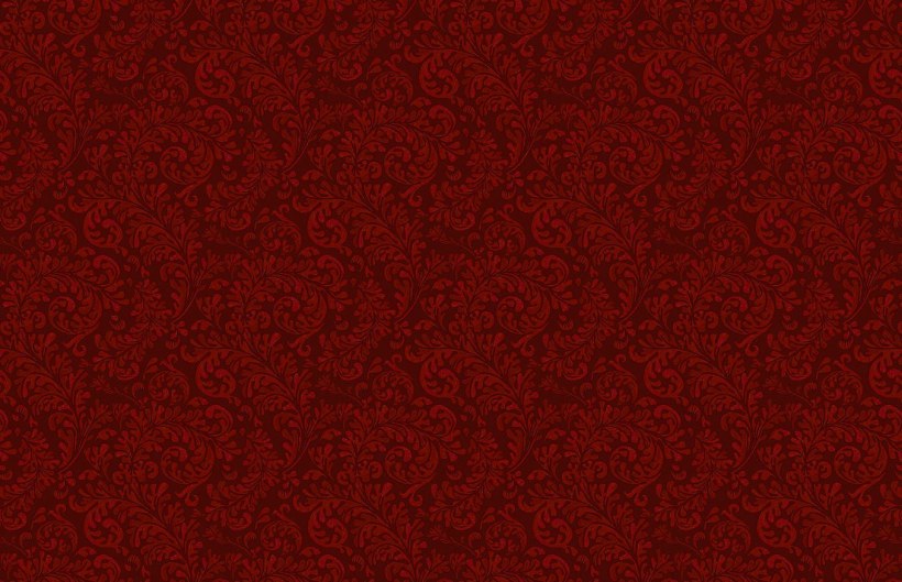 Красная ткань с узорами