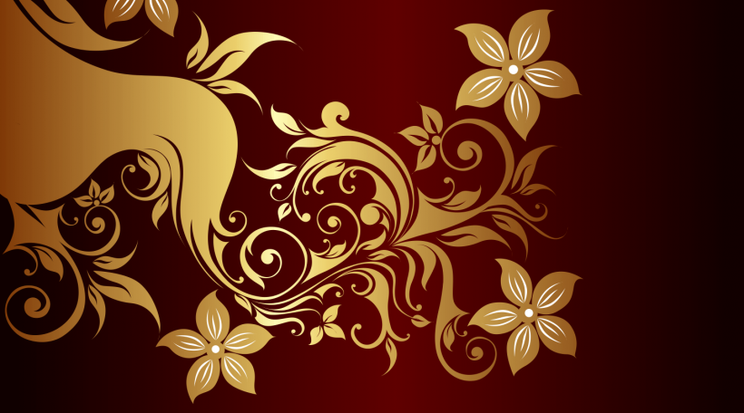 Коричневый узор