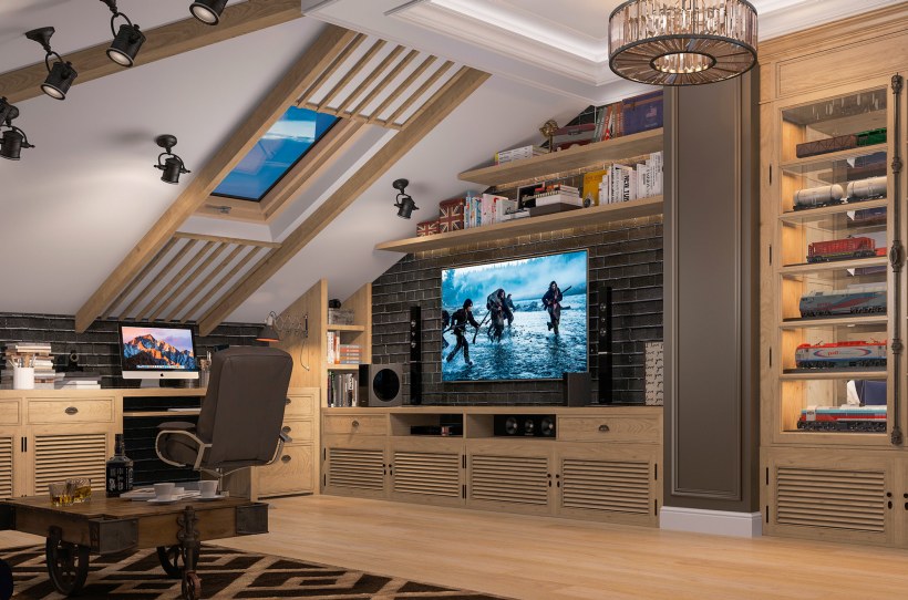 Домашний кинотеатр на даче