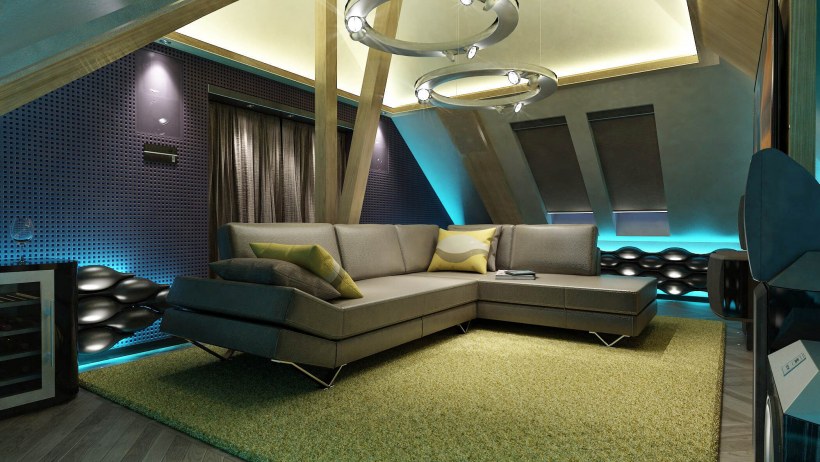 Проектор в кинотеатре