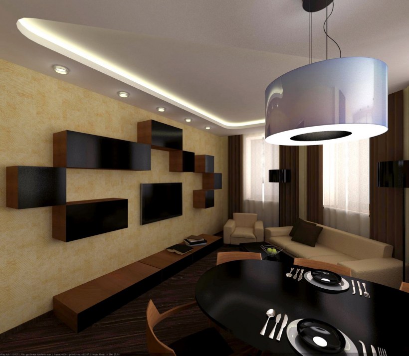 Интерьер пиццерии в стиле Хай тек