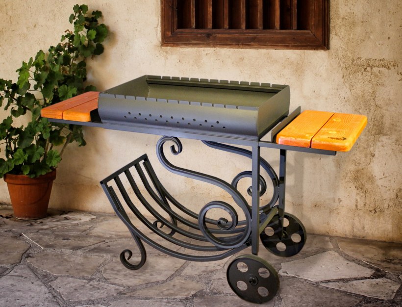 Мангал Grillux Garden, 95,3х32,4х83 см