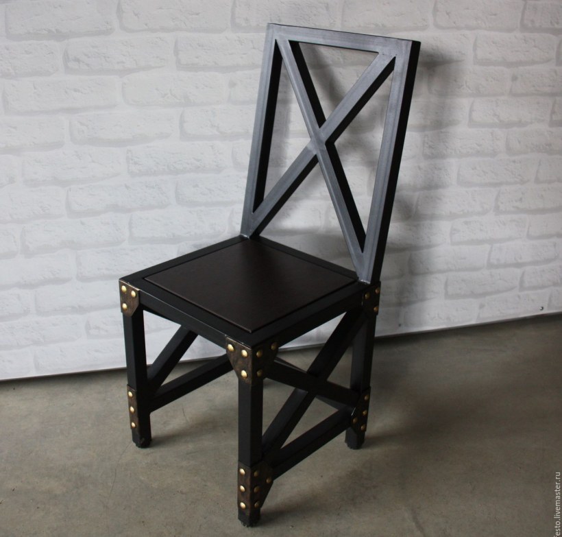 Железный стул Loft