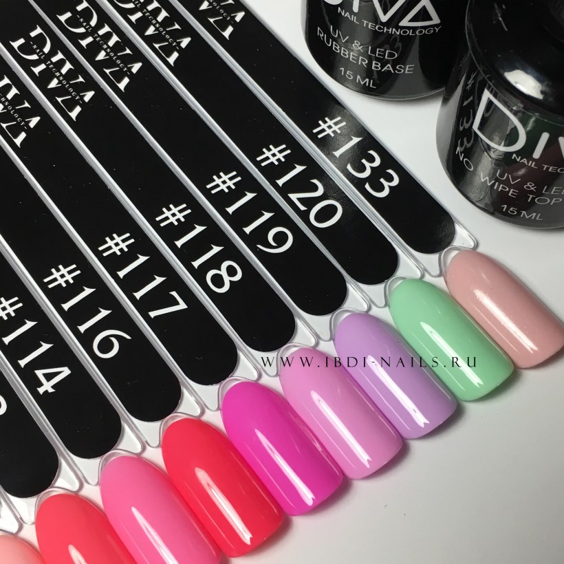 Diva гель-лак Diva 074, 15 мл