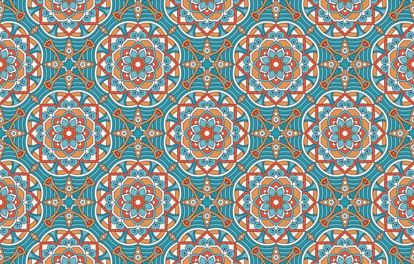 Восточный паттерн вектор