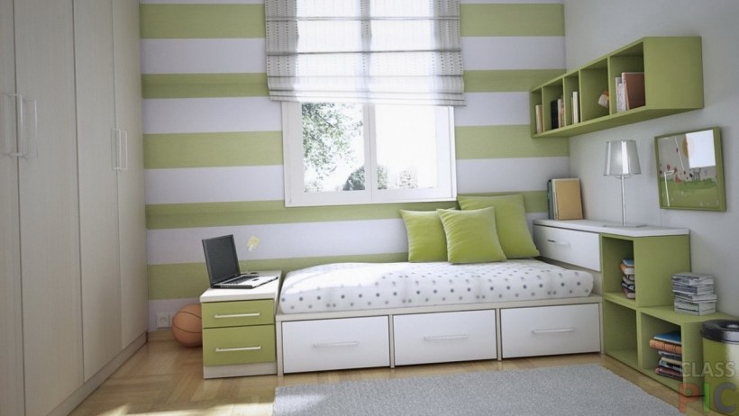 Мебель для маленькой спальни с детской