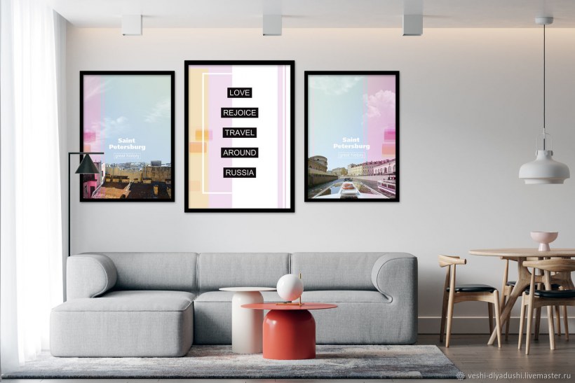 Современные интерьерные картины